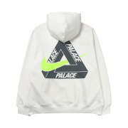 Palace x Nike Tri Swoosh Hood White - 25FW