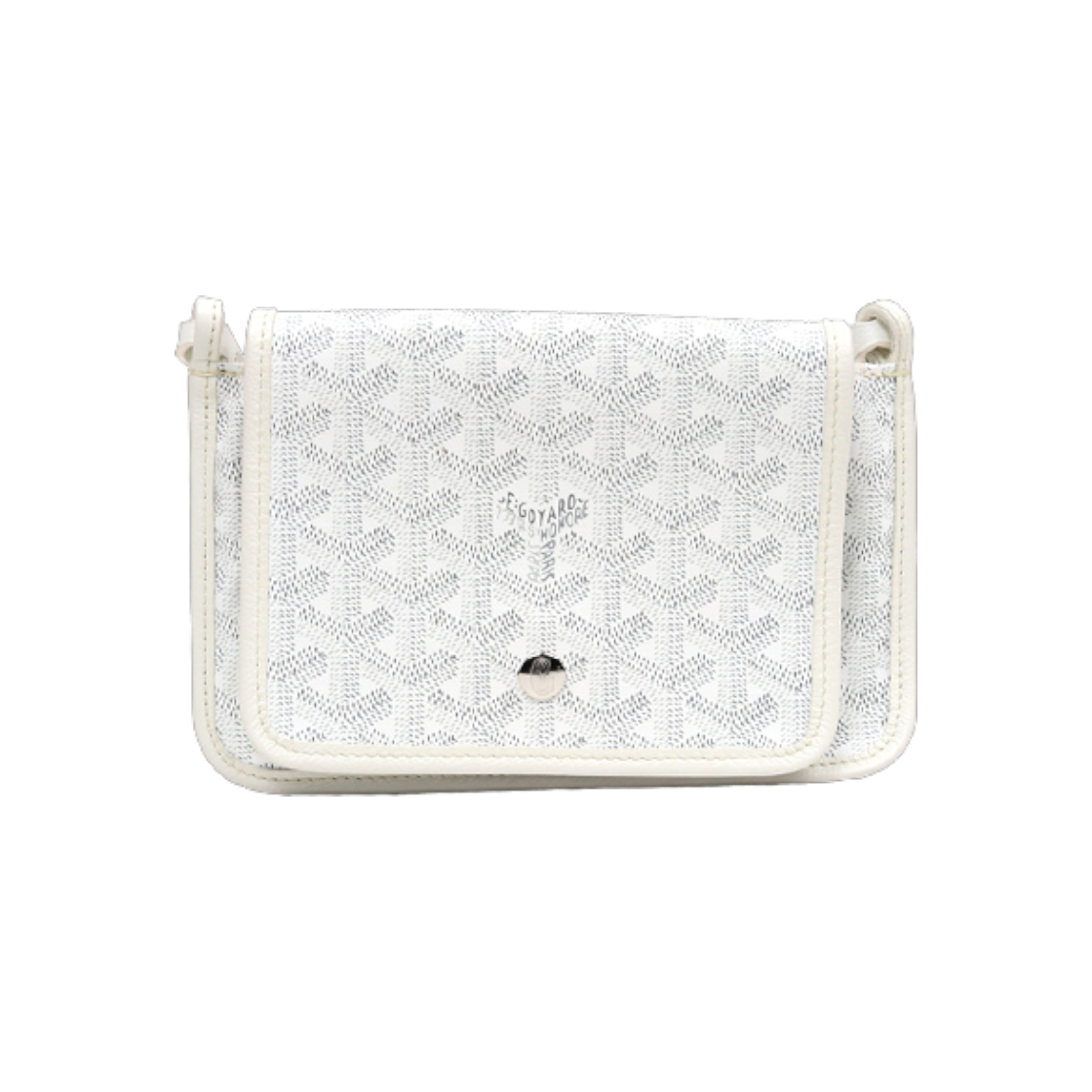 ITAMFO47TS2R Goyard White Canvas Plume Crossbody Bag D-A40431