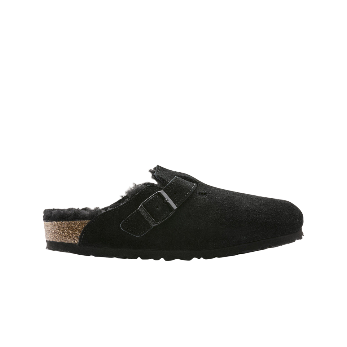 259881 Birkenstock Boston Shearling Black - Regular