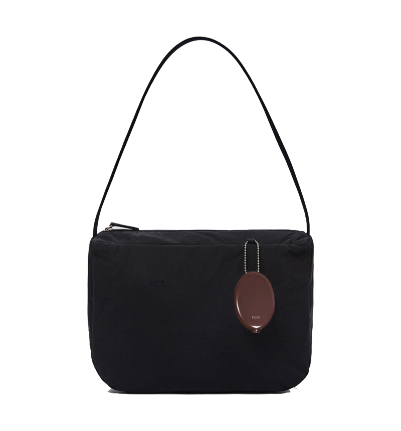 포테 0003 모구 숄더백 블랙(POTE 0003 Mogu Shoulder Bag Black)