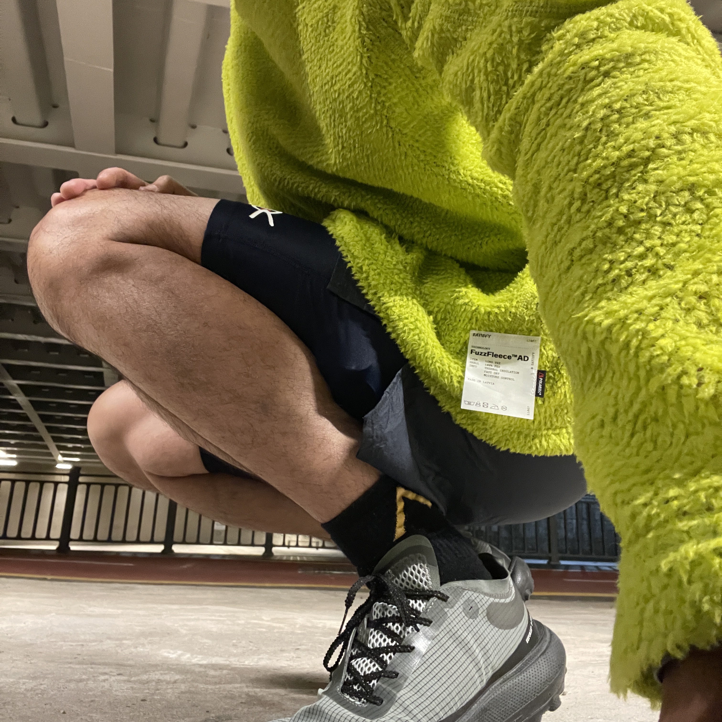 Satisfy The Rocker Falcon (Special Edition), Satisfy FuzzFleece AD Long T-Shirt Grenoble Green 착용 스타일