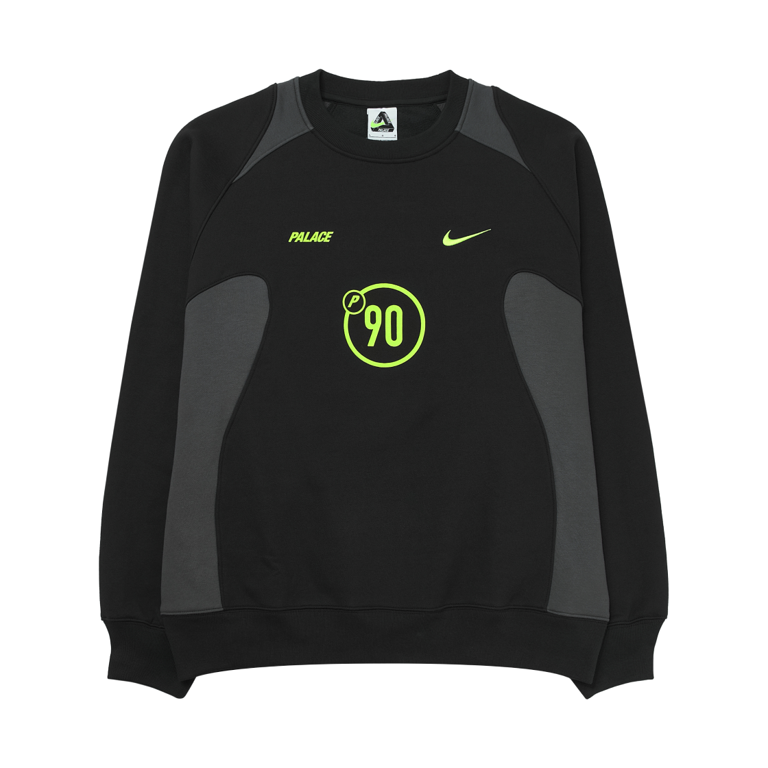 팔라스 x 나이키 토탈 P90 크루 블랙 - 25FW(Palace x Nike Total P90 Crew Black - 25FW)