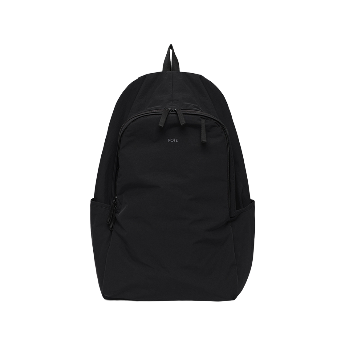 포테 0006 하이드슬롯 클래식 백팩(L) 블랙(POTE 0006 HideSlot Classic Backpack (L) Black)