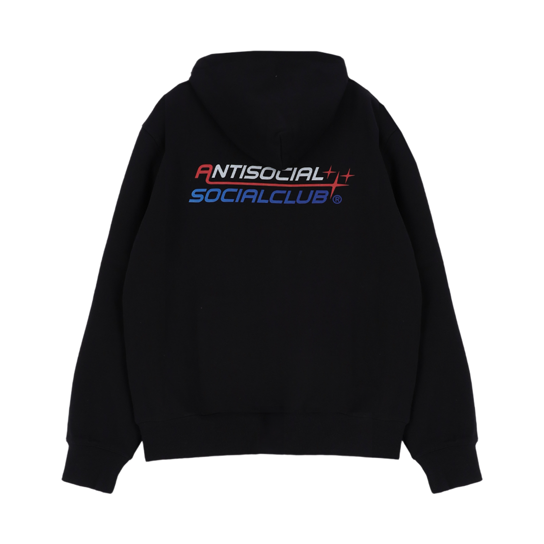 TI25D0303091 Anti Social Social Club Racing Hood-Zip/BLACK