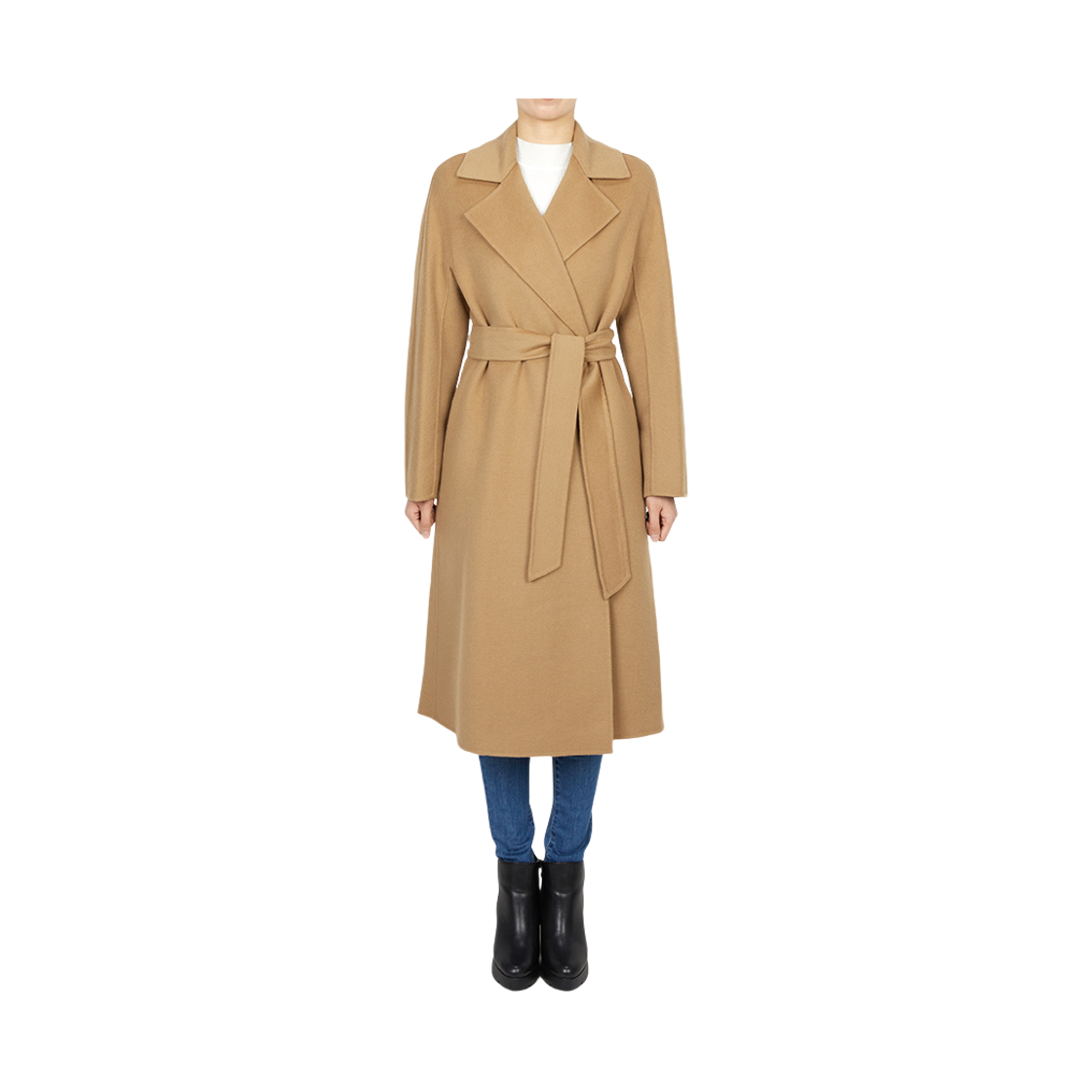 [17% 쿠폰] (W) 막스마라 스튜디오 클레스 버진 울 코트 카멜([17% 쿠폰] (W) Max Mara Studio Cles Virgin Wool Coat Camel) - 2
