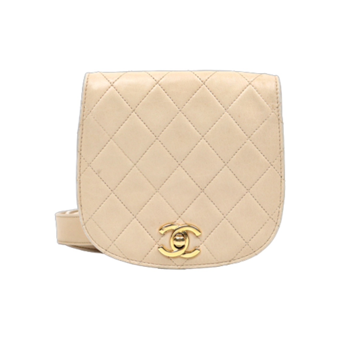 샤넬 베이지 레더 벨트백 D-A40429(Chanel Beige Leather Belt Bag D-A40429) - 1