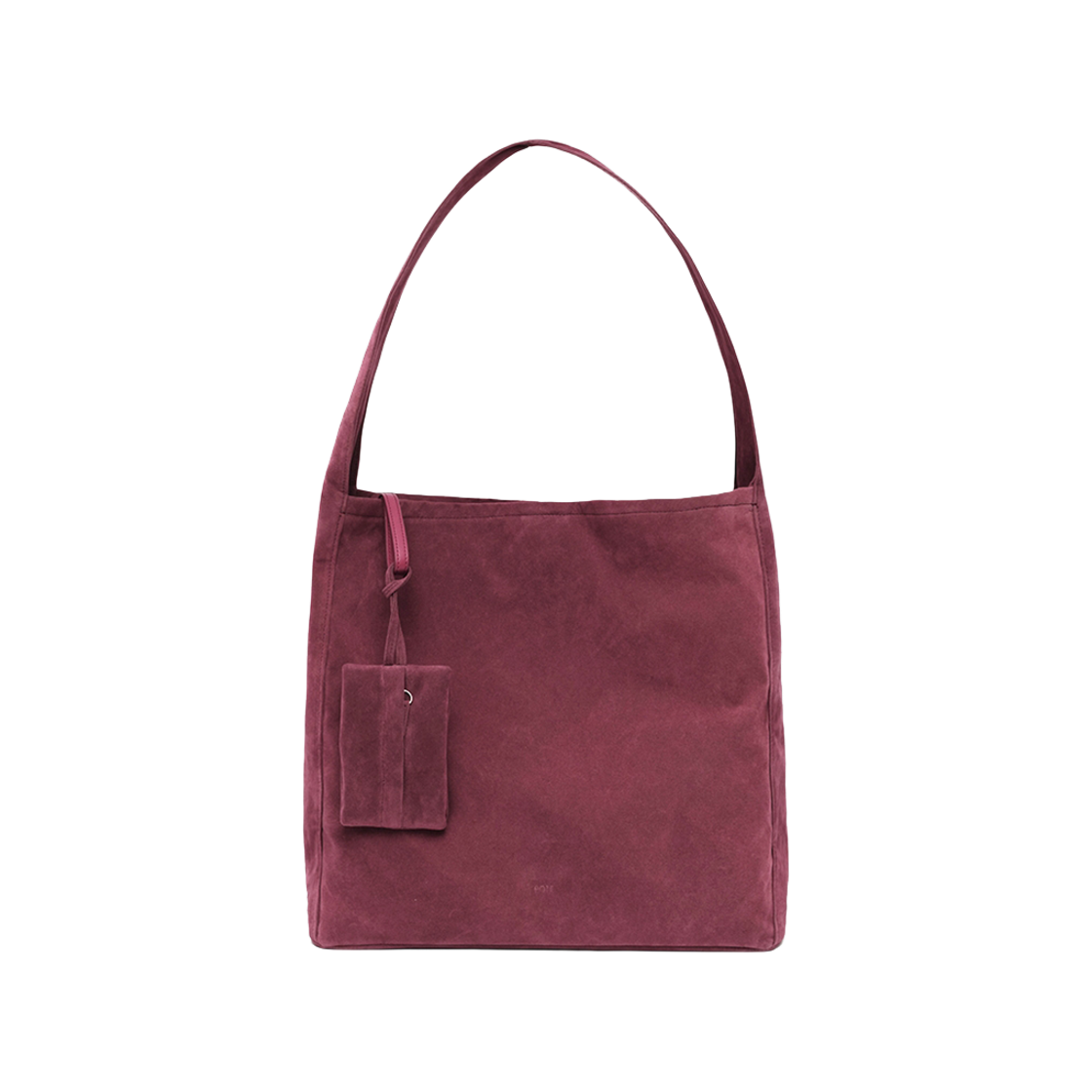 포테 0007 레이어드 파우치 호보 백 스웨이드플럼(POTE 0007 Layered Pouch Hobo Bag Suede Plum)
