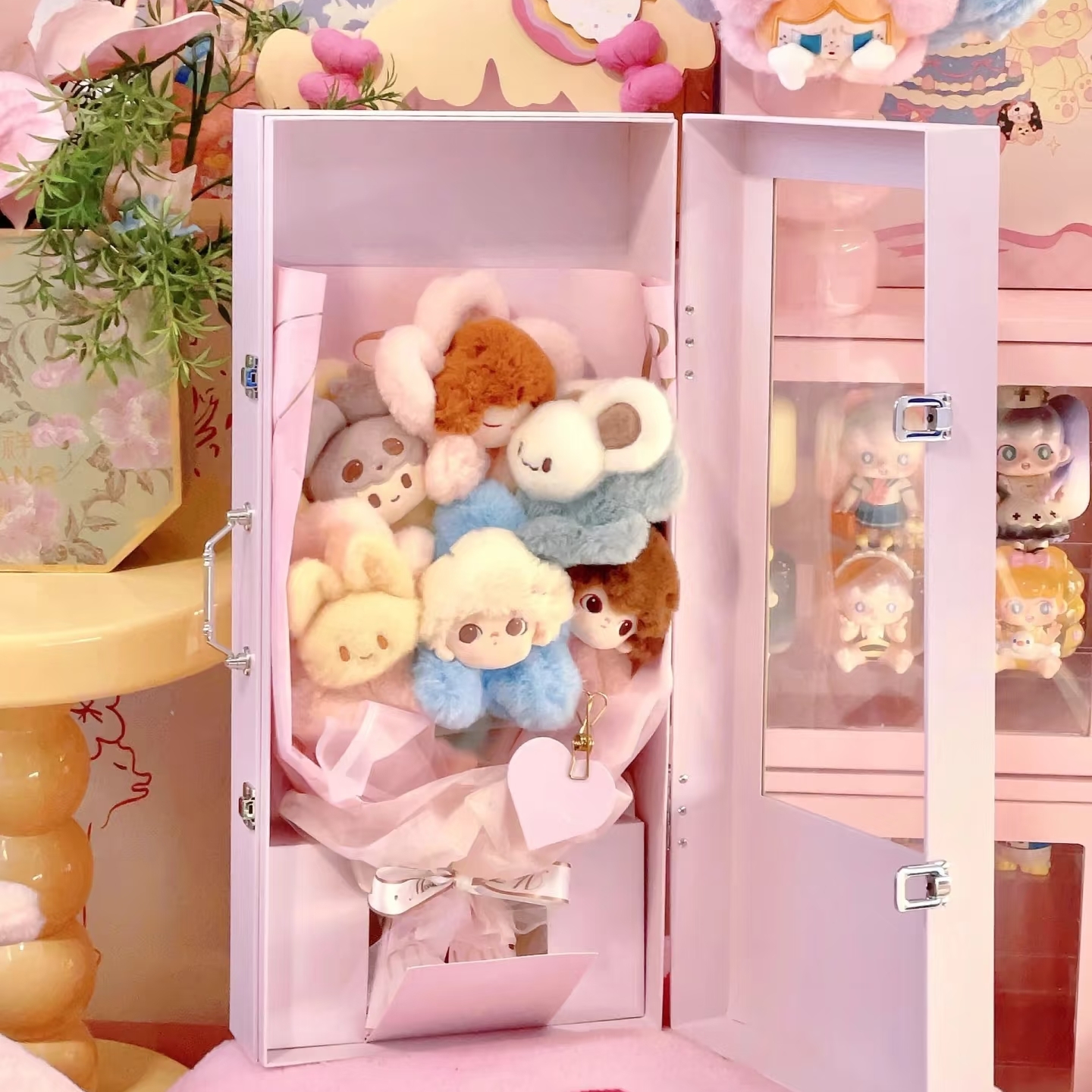 Pop Mart Dimoo Gift Bouquet Box 착용 스타일 - 4
