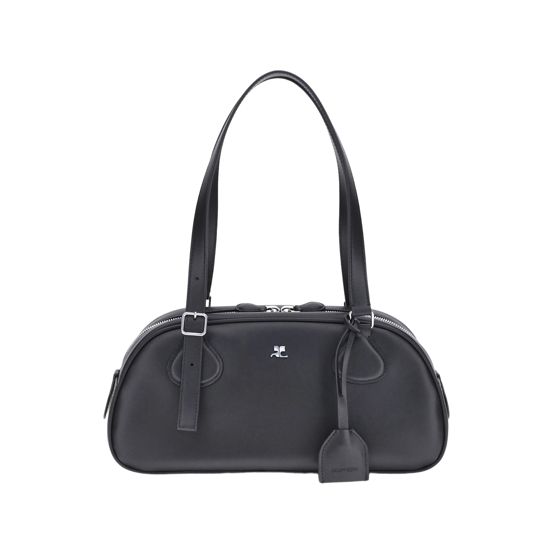 325GSA191CR00659999 Courreges Friday Medium Shoulder Bag Black