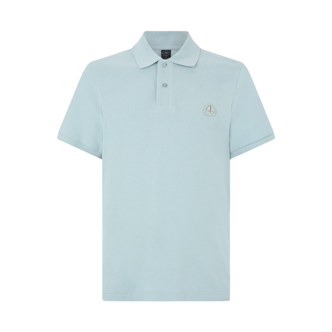 M34MT7121587 Moose Knuckles Everett Polo Gnawed Blue