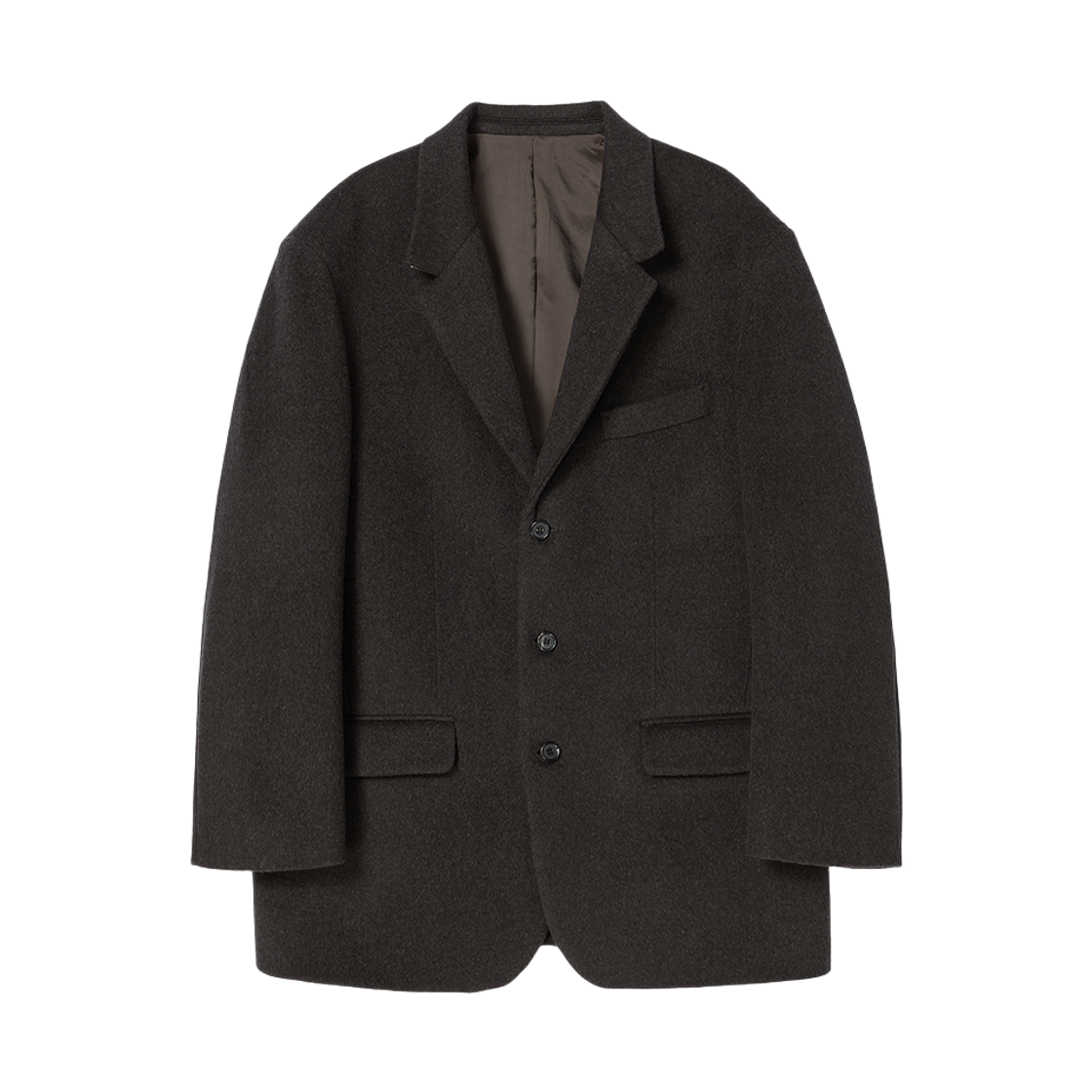 NV25WIJK01BR N ARCHIVE 90'S Revival Cashmere-Blend Tailored Jacket Brown