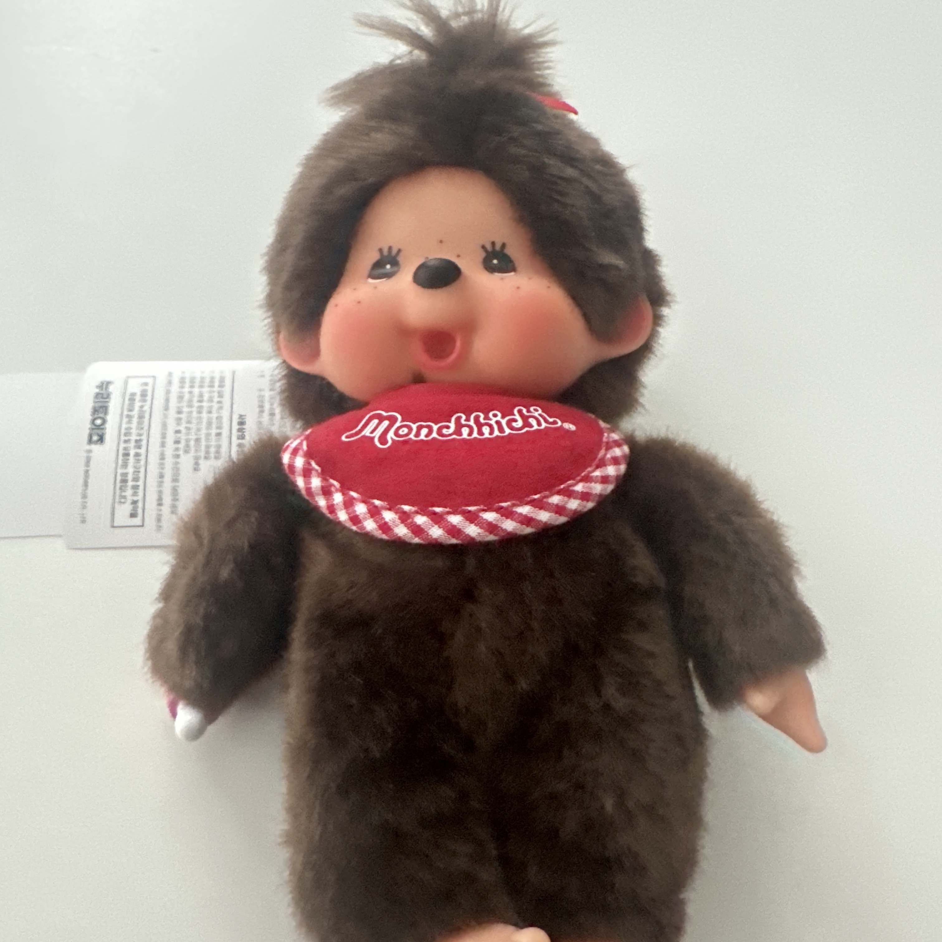Monchhichi Premium Standard S Brown Girl 착용 스타일