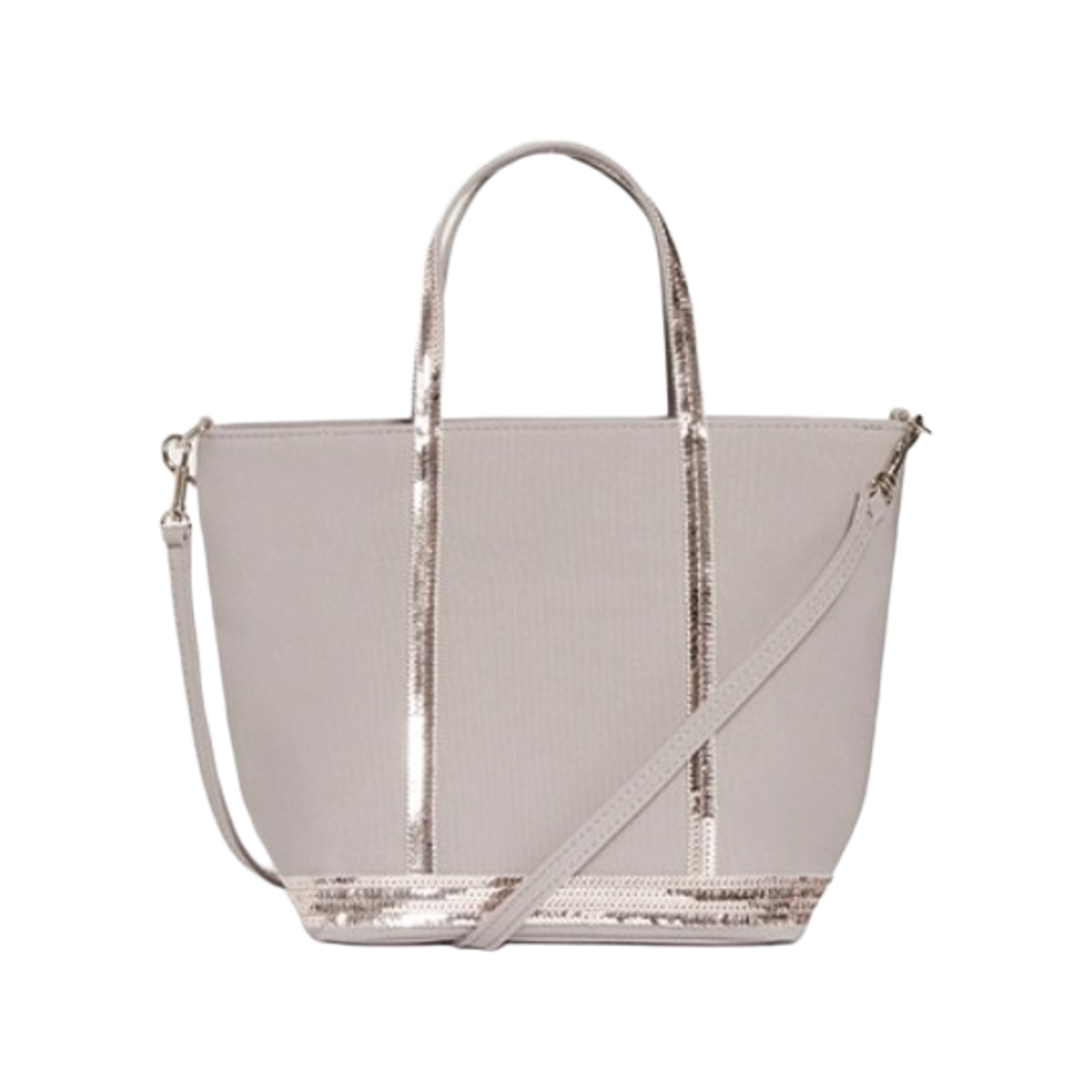 0PVE01-V40435-413 Vanessa Bruno Canvas S Cabas Tote Quartz