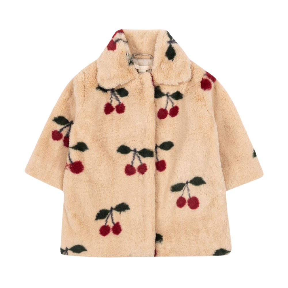 국내공식 콩제슬래드 퍼지 코트 체리(Konges Sløjd Fuzzie Coat Grs Ma Grande Cerise)