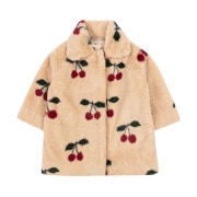 Konges Sløjd Fuzzie Coat Grs Ma Grande Cerise