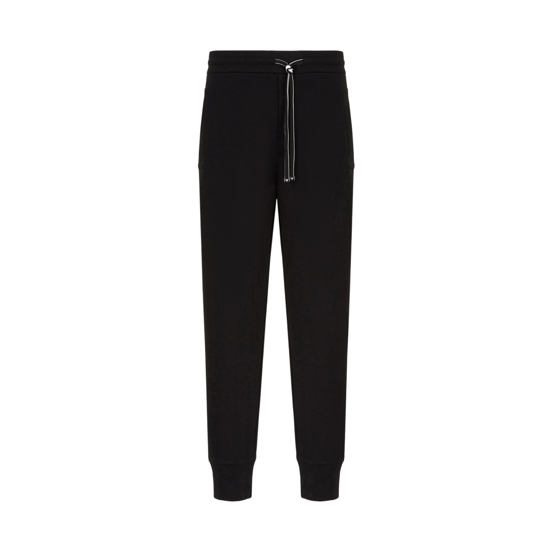 8N1P921JHSZ0999 Emporio Armani Double Jersey Joggers Pants Black