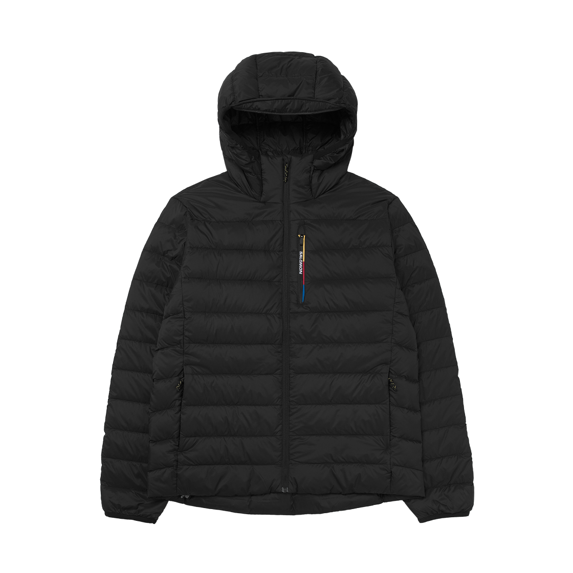 (W) 살로몬 엑스 퓨즈 후드 다운 자켓 블랙((W) Salomon X-Fuse Hooded Down Jacket Black)