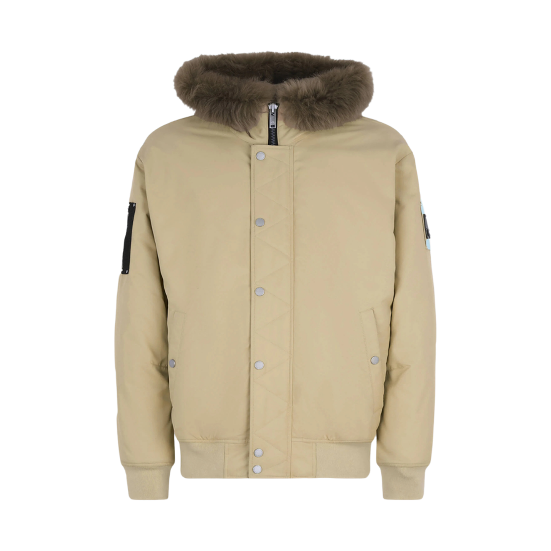 무스너클 데날리 봄버 자켓 세이지 셔링 세이지(Moose Knuckles Denali Bomber Jacket Sage Shearling Sage)