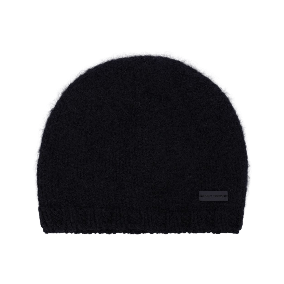 8011103-YQ80-1000 Saint Laurent Bonnet Knit Beanie Black