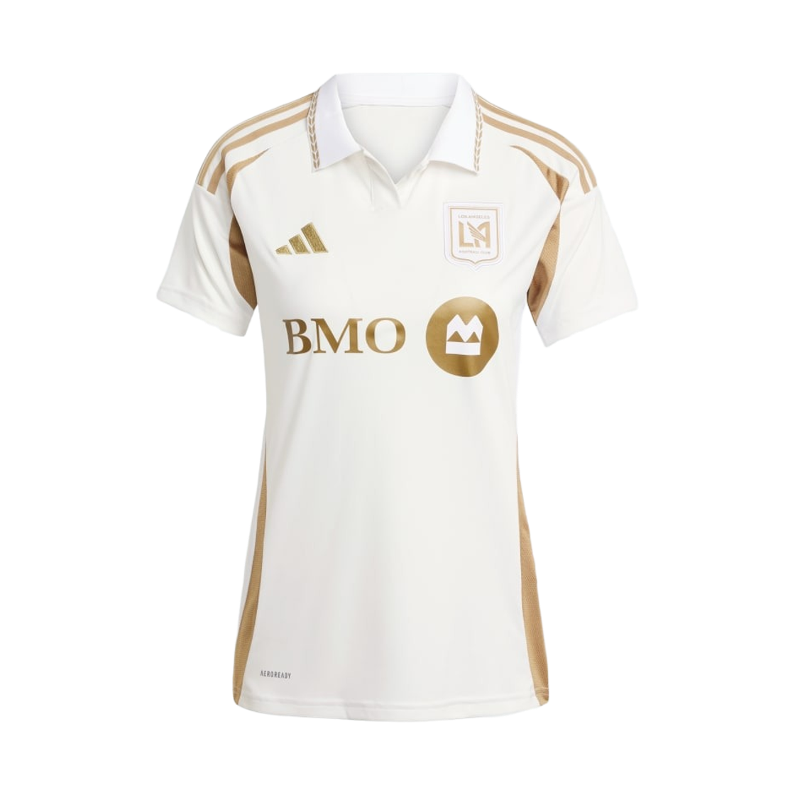 (W) 아디다스 LAFC 2025/26 어웨이 저지 화이트 - KR 사이즈 (논 마킹 버전)((W) Adidas LAFC 2025/26 Away Jersey White - KR Sizing (Non Marking Ver.))