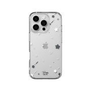 Sinjimoru x Modimood Y2K Dual Protection Airclo Transparent iPhone Aesthetic Star Wing Case Midnight Star
