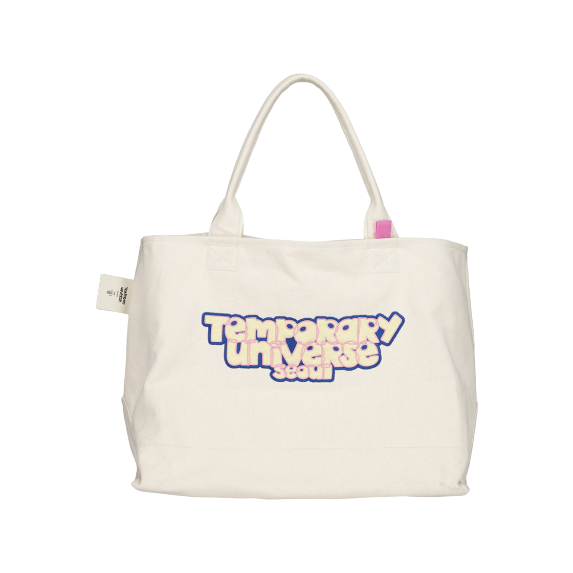 TU25TBFR Temporary Universe Heavy Canvas Oversize Tote Beige