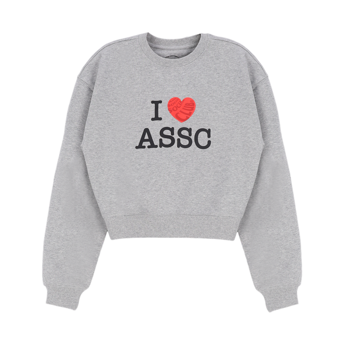 TI25D0303261 Anti Social Social Club W AS2C Crewneck/M.GREY