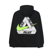 Palace x Nike Tri Swoosh Hood Black - 25FW