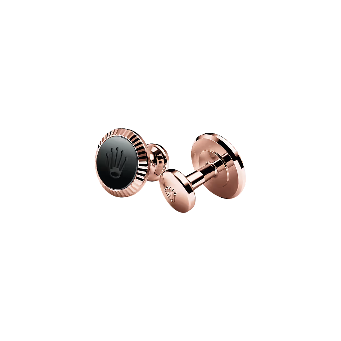 롤렉스 플루티드 커프링크스 A1035BLACK NO.J16(Rolex Fluted Cufflinks A1035 Black No. J16)