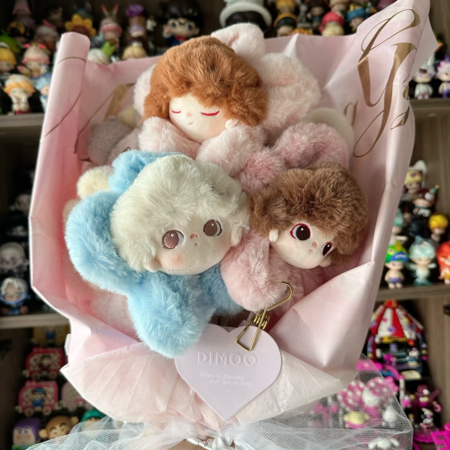 Pop Mart Dimoo Gift Bouquet Box 착용 스타일 - 3