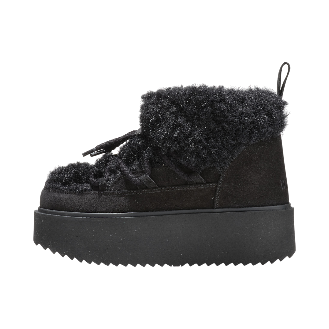 이누이키 여성 블랙 테디 플랫폼 부츠(INUIKII Women Black Teddy Platform Boots) - 2