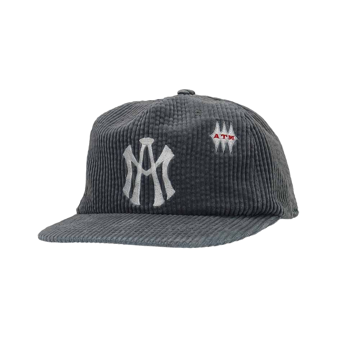 - Aftermath Atm Logo Corduroy Ball Cap Grey