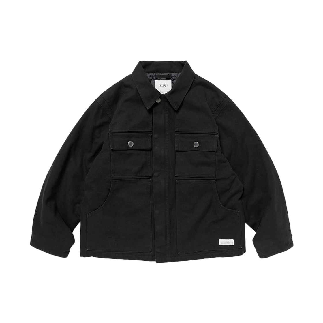 252WVDT-JKM01 WTAPS Mich Cotton Cnvs Jacket Black