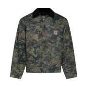 Carhartt WIP OG Detroit Jacket Camo Combi Green Black Stone Washed