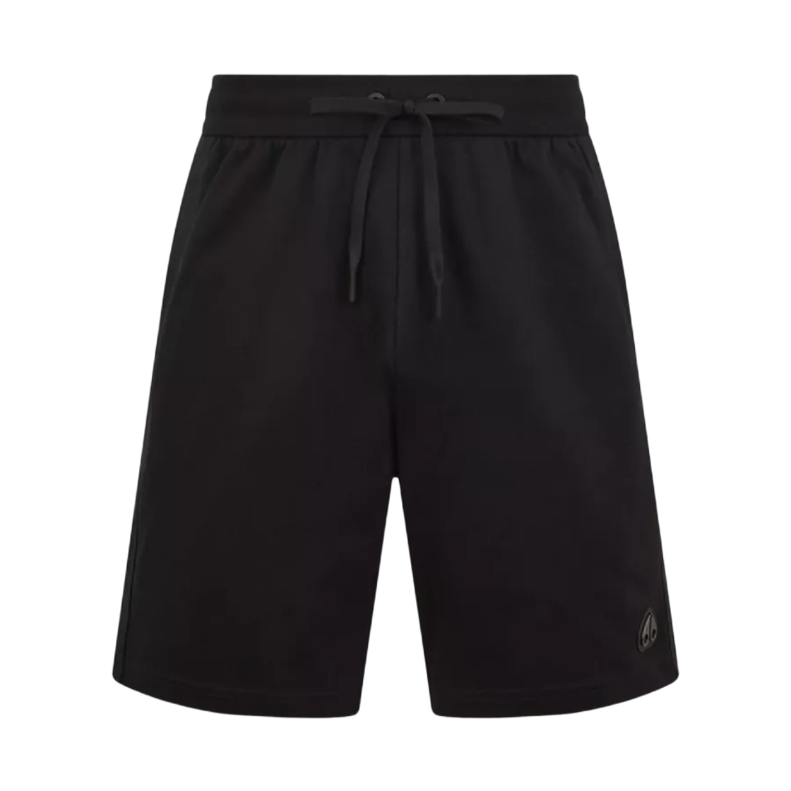 M15MR807292 Moose Knuckles Regular Fit Cotton Jersey Dalon Shorts Black