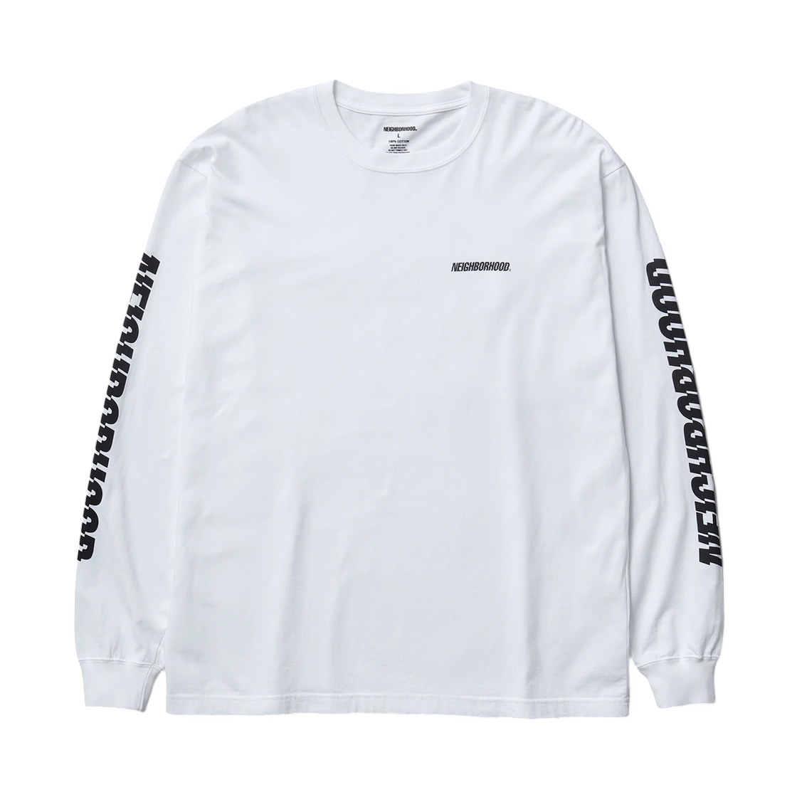 252PCNH-LT01 Neighborhood T-Shirt L/S-1 White