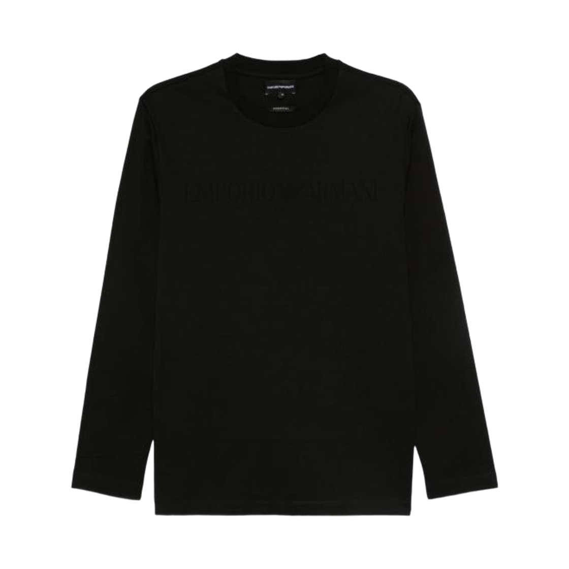 8N1TD71JGYZ0021 Emporio Armani Cotton Long Sleeve T-Shirt Black