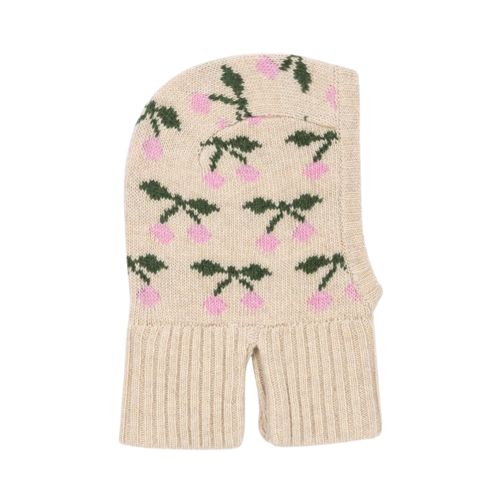 콩제슬래드 벨로우 니트 바라클라바 체리(Konges Sløjd Belou Knit Balaclava Cherry)