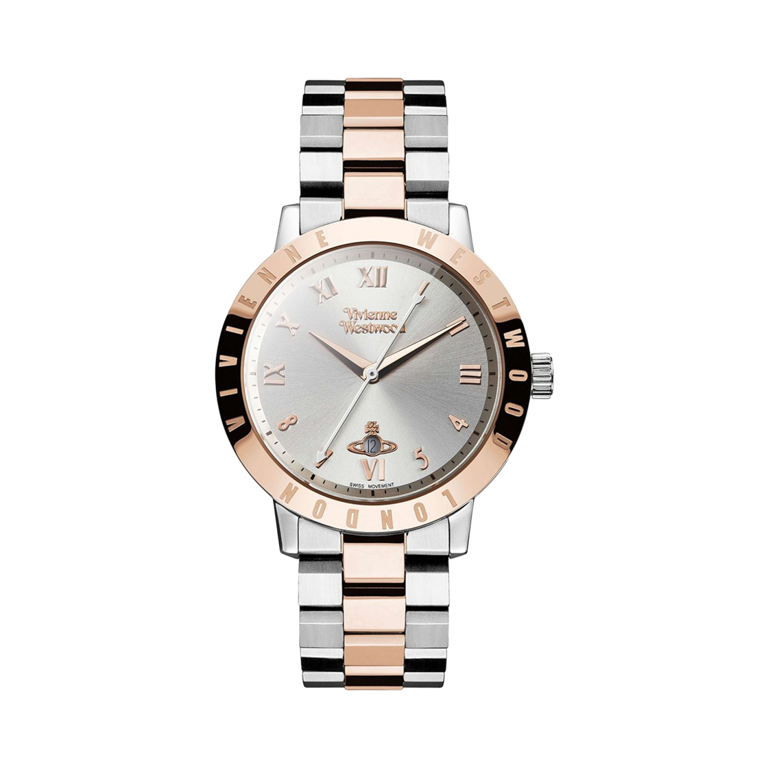 VV152RSSL (W) Vivienne Westwood Bloomsbury 34mm Silver Rose