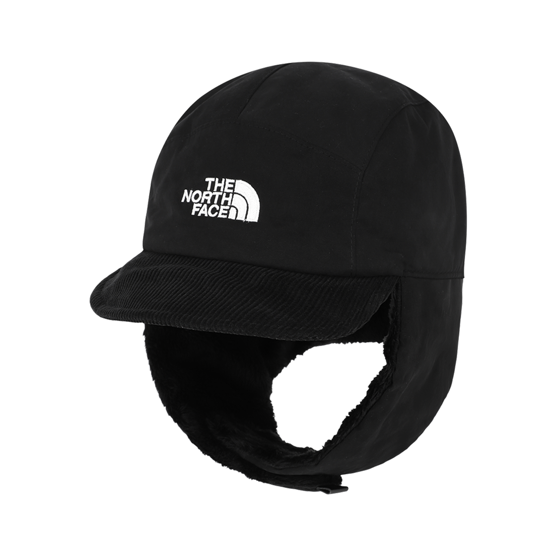 노스페이스 왁스드 코튼 이어머프 캡 블랙 - 25FW(The North Face Waxed Cotton Earmuff Cap Black - 25FW)