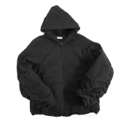 Nonnod Moleskin Shirring Bomber Black