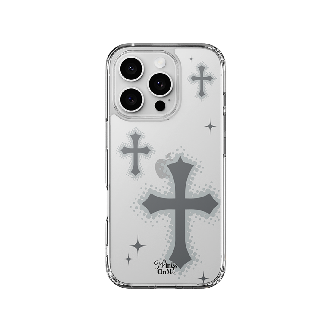 [KREAM 단독] 신지모루 x 모디무드 y2k 이중보호 에어클로 투명 아이폰 감성 별 날개 케이스 크로스드림