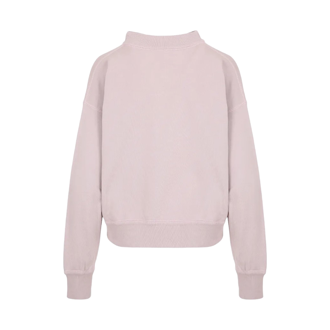 (W) 이자벨 마랑 모비 로고 디테일 코튼 스웨트셔츠 라이트 핑크 에크루 - 25FW((W) Isabel Marant Moby Logo Detail Cotton Sweatshirt Light Pink Ecru - 25FW) - 2