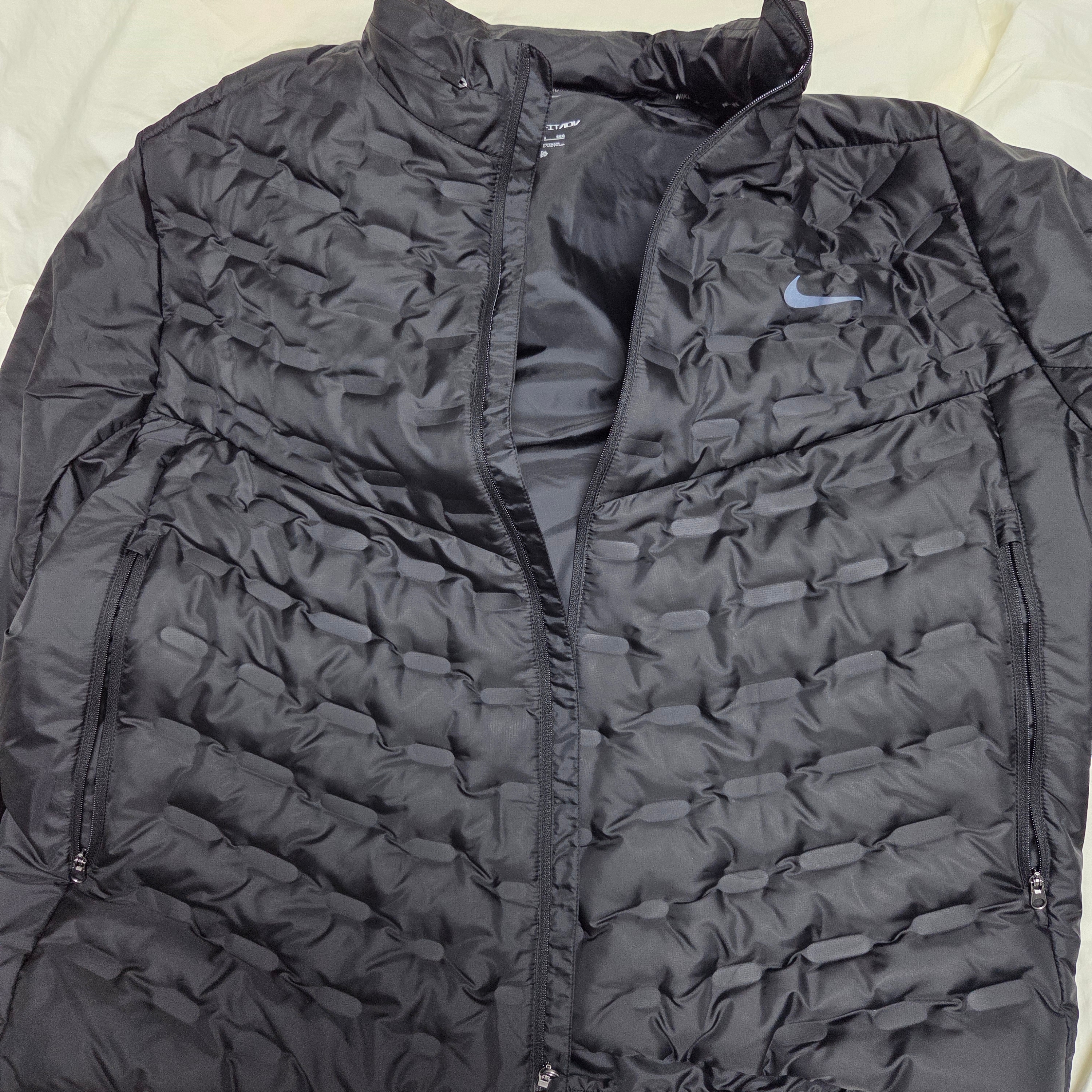 Nike Therma-Fit ADV Aeroloft Repel Down Running Jacket Black - Asia 착용 스타일