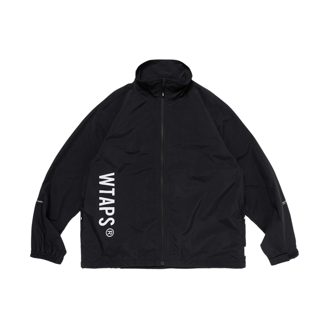 252CWDT-JKM03 WTAPS Track Nylon Tussah Pertex Jacket Black