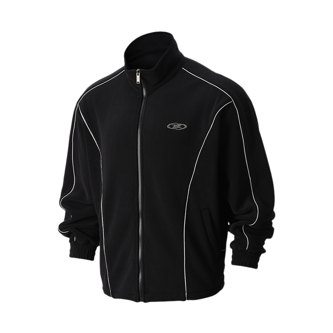 본투윈 크롬 B 플리스 자켓 블랙(BORN TO WIN Chrome B Fleece Jacket Black)