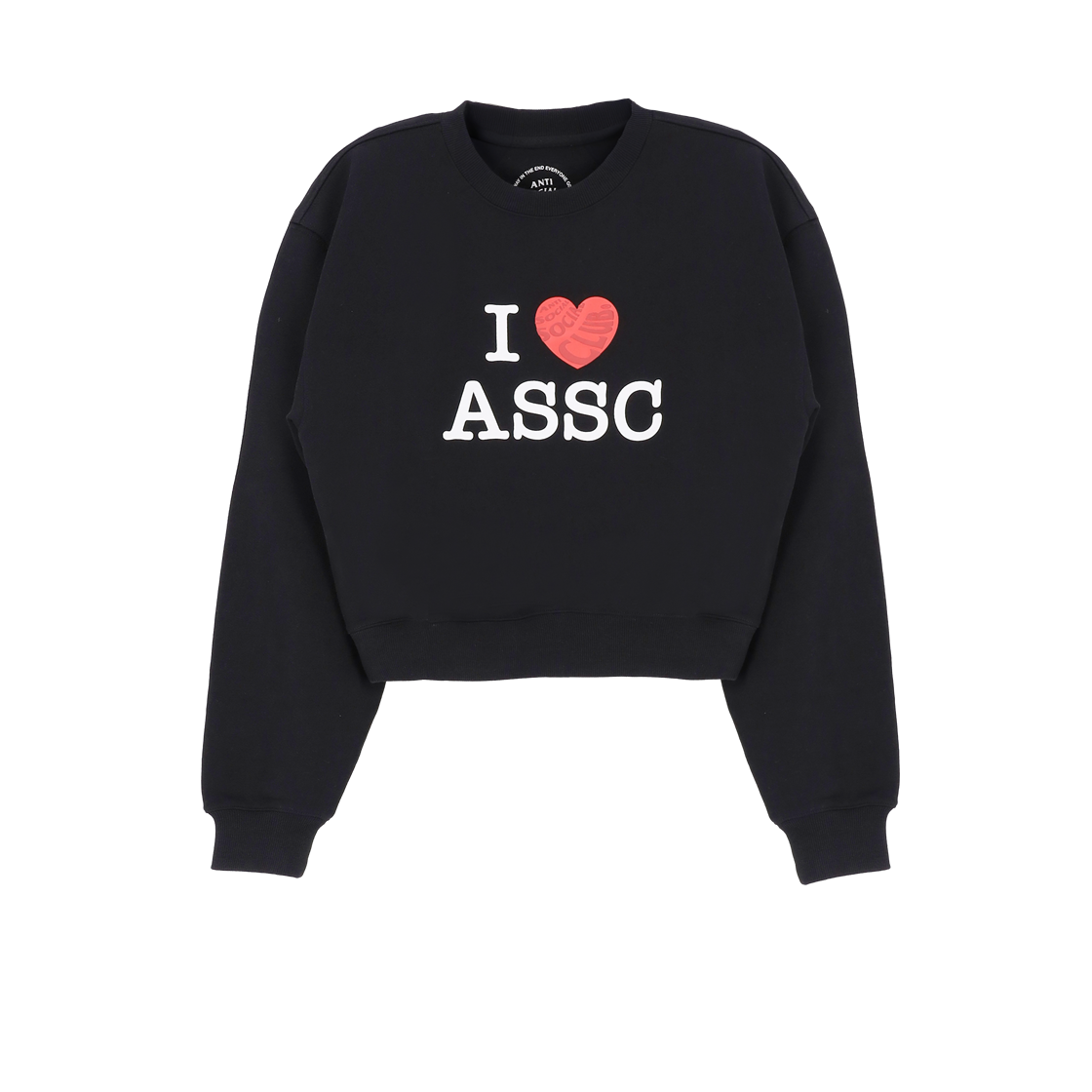 안티소셜소셜클럽 우먼스 AS2C 크루넥 블랙(Anti Social Social Club W AS2C Crewneck/BLACK)