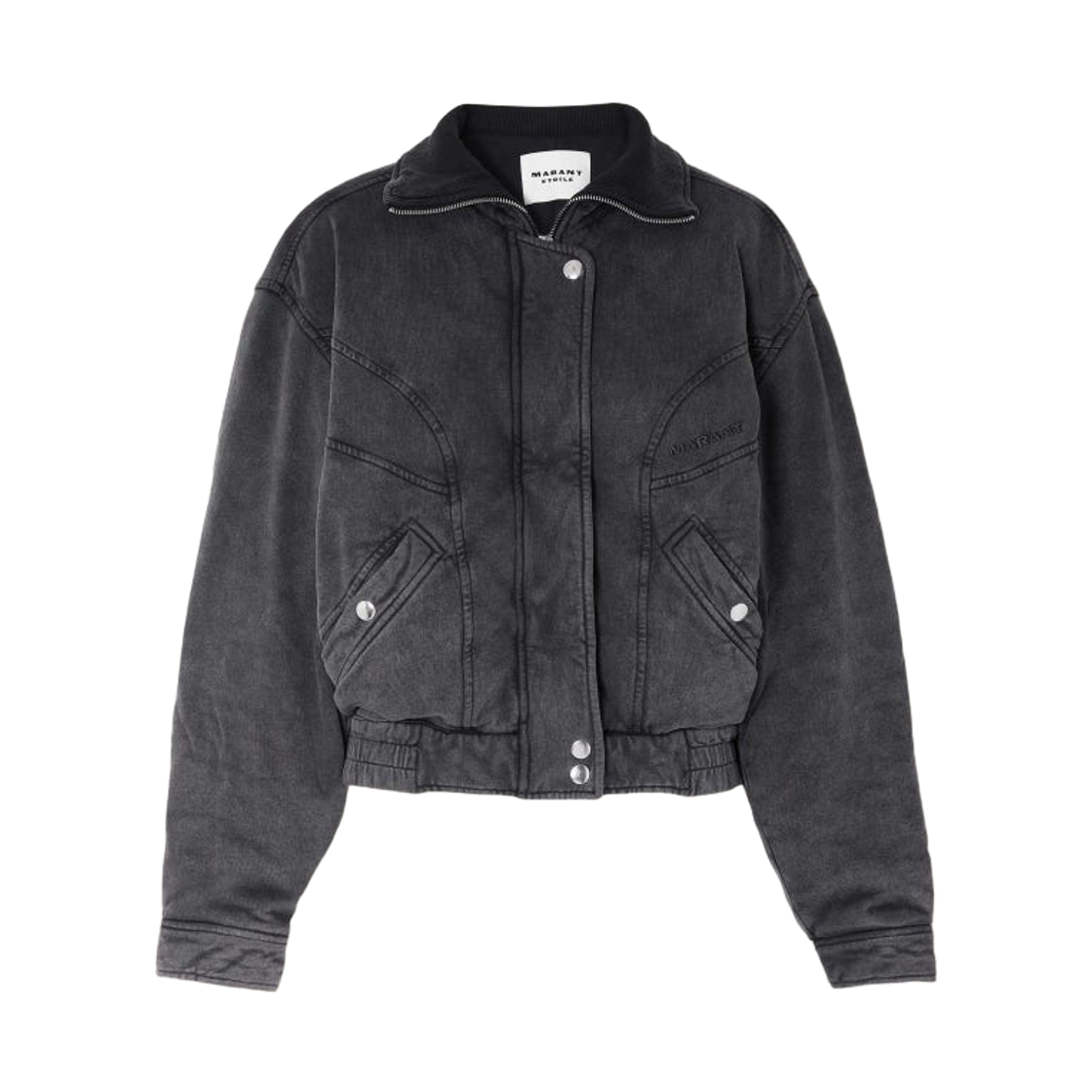 VE0248FA-B1M02E-02FK (W) Isabel Marant Parveti Jacket Black - 24SS