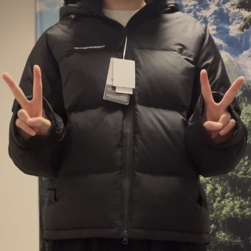 Thisisneverthat Multi Ripstop Down Puffer Jacket Black 착용 스타일 - 3