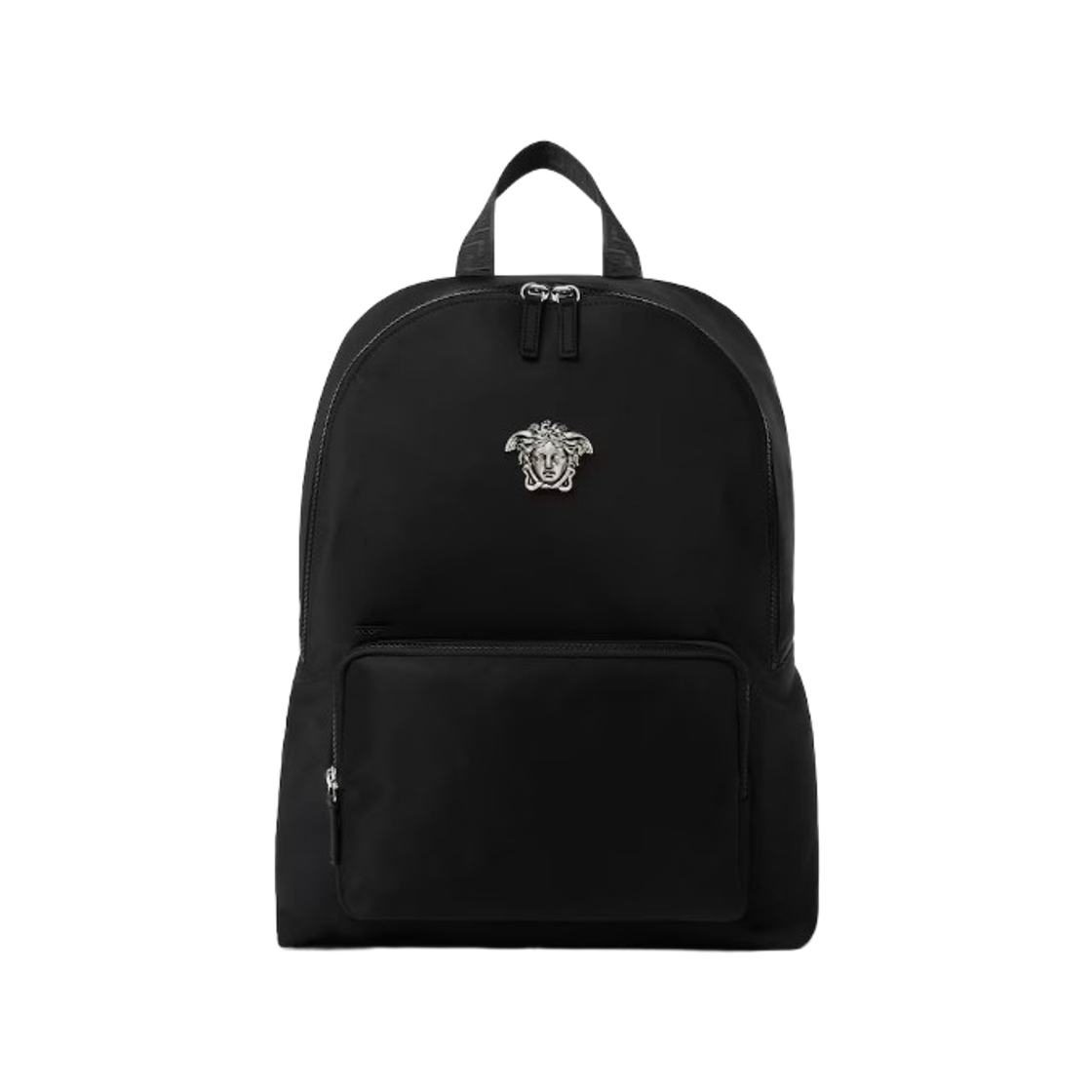 1020645-1A14920-1B00P Versace La Medusa Nylon Backpack Black Silver